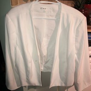White blazer